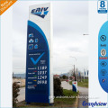 High quality stainless steel pylon advertising luminous sign